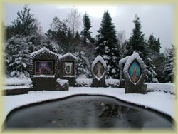 Snow in the Eco-Shrine